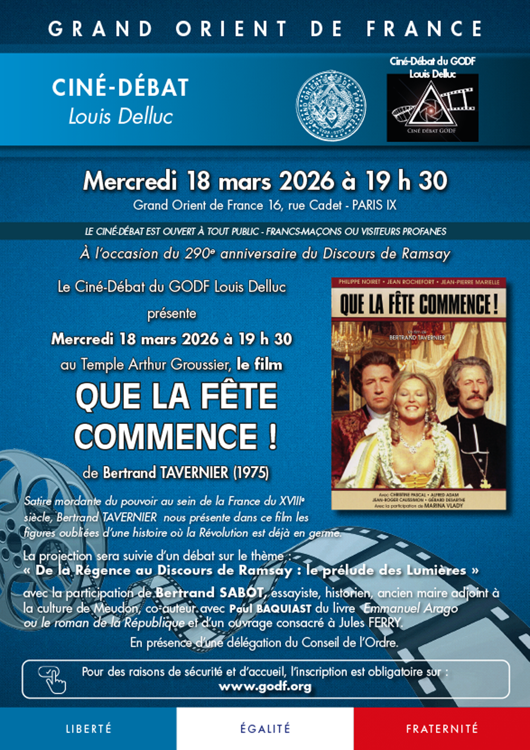 Projection du film 